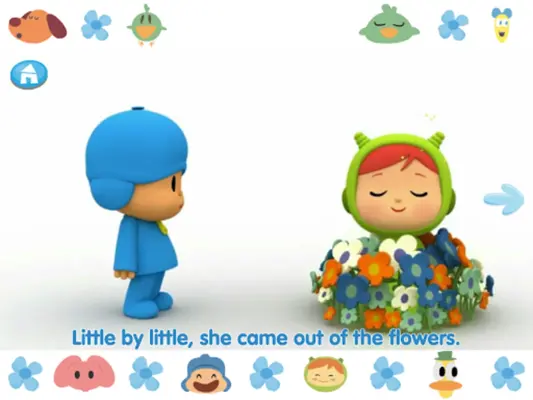 Pocoyo meets Nina - Storybook android App screenshot 1